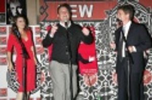 Mary Birdsong, Brooks Ashmanskas, Martin Short Photo