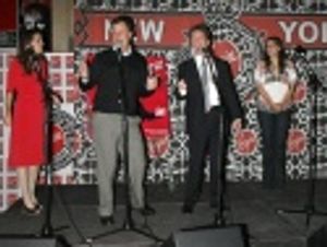 Mary Birdsong, Brooks Ashmanskas, Martin Short and Nicole Parker Photo