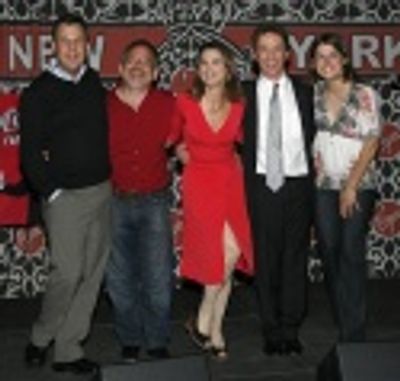 Brooks Ashmanskas, Marc Shaiman, Mary Birdsong, Martin Short and Nicole Parker Photo