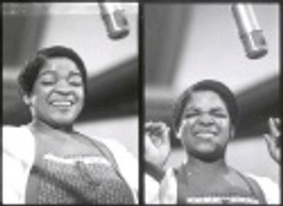 Nell Carter at the recording session of Ain't Misbehavin'  Photo