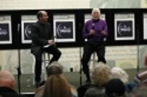 Steven Sorrentino (B&N Director Special Events) and Tom Jones Photo