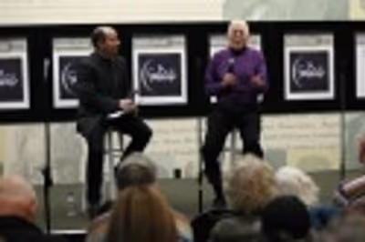 Steven Sorrentino (B&N Director Special Events) and Tom Jones Photo