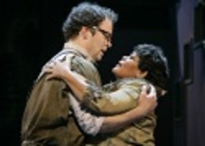 Shuler Hensley as George Antrobus and Yvette Freeman as Maggie Antrobus Photo