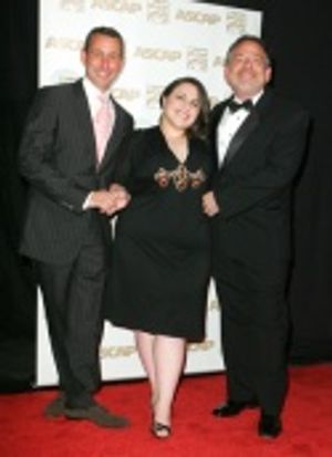 Nikki Blonsky (Hairspray) flanked by the film's director, Adam Shankman, and Marc Sha Photo