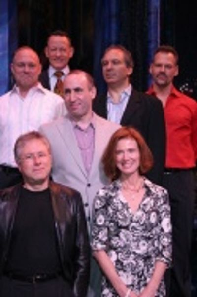 Clockwise from left: Matt West (choreographer), Stanley Meyer (scenic design), Robert Photo