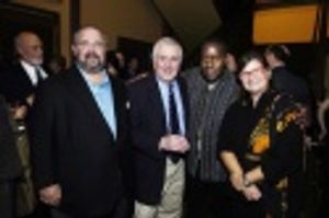Peter Robbins, John Kander, Tazewell Thompson, and Jody Robbins, Playhouse board of t Photo