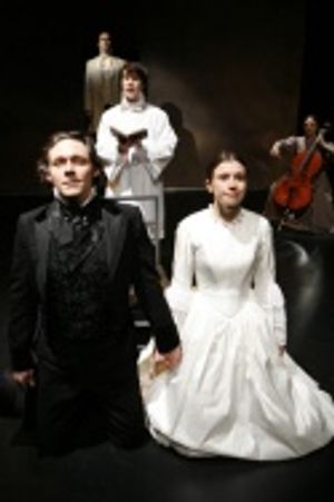 Christopher Oden and Hannah Cabell (foreground) with Jeffrey M. Bender, Matt Steiner  Photo