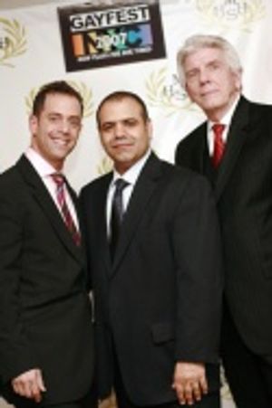 Bruce Robert Harris, Dan Rossi and Jack W. Batman Photo