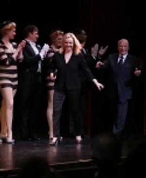 Susan Stroman, Mel Brooks and cast Photo