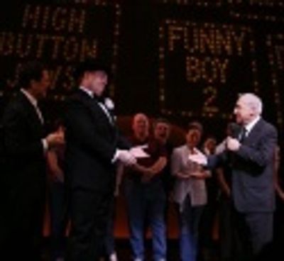 Lee Roy Reams, John Treacy Egan and Mel Brooks Photo