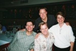 Eric Gunhus (seated center) with Charles Fulcher, Jeff Gunhus and Marty Gunhus Photo