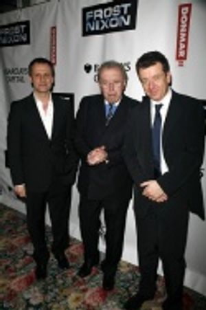 Michael Grandage, David Frost and Peter Morgan Photo