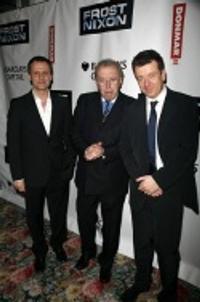 Michael Grandage, David Frost and Peter Morgan Photo