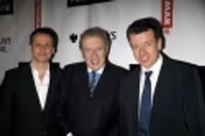 Michael Grandage, David Frost and Peter Morgan Photo