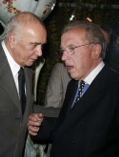 Frank Langella and David Frost Photo