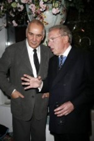 Frank Langella and David Frost Photo