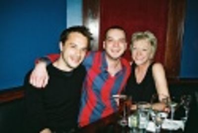 Ryan Tresser, Euan Morton and Elizabeth Franz Photo