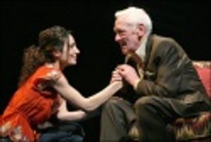 Annie Parisse and John Mahoney in 'Prelude to a Kiss' Photo