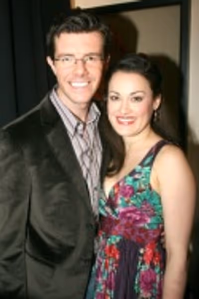 Mary Poppins stars Gavin Lee and Ashley Brown Photo