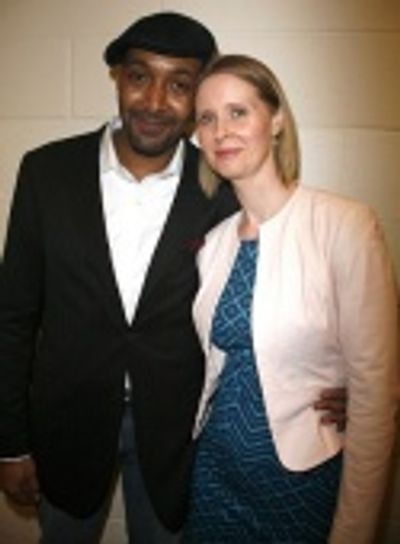 Jesse L. Martin and Cynthia Nixon Photo