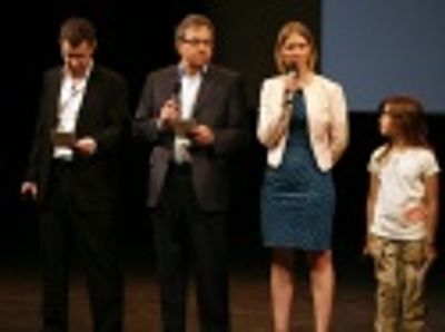 John Oliver, Lewis Black and Cynthia Nixon Photo
