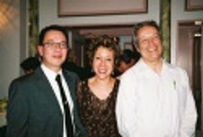Ralph Pena, Jessica Hagedorn and Jorge Ortoll Photo