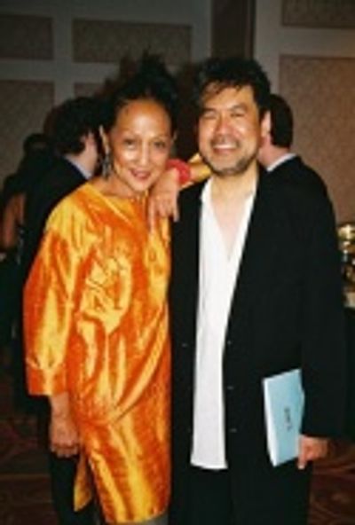 Ching Valdes Aran and David Henry Hwang Photo
