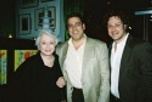 Celeste Holm, Frank Basile and Mike Chiodo Photo