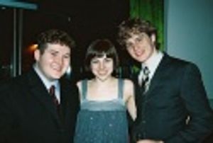 Brian Charles Johnson, Krysta Rodriguez and Jonathan Groff Photo