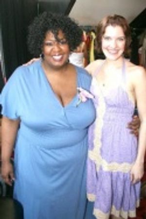 The Color Purple's Natasha Yvette Williams and Beauty and the Beast's Brooke Tansley Photo