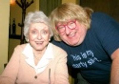 Celeste Holm and Bruce Vilanch Photo