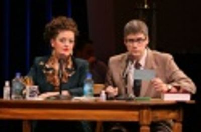 Jennifer Simard and Mo Rocca Photo