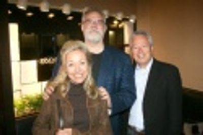 William Finn with Eda and Steve Sorokoff  Photo