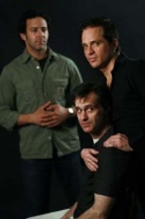 Sebastian LaCause, Michael Vaccaro and Matthew Boston are passing strangers in A.B. A Photo