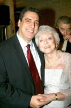 Frank Basile and wife Celeste Holm Photo