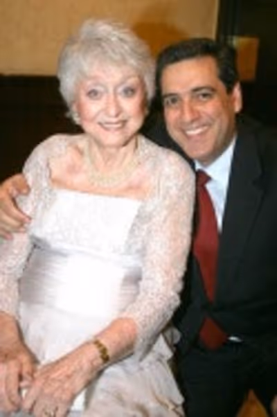 Celeste Holm and Frank Basile Photo