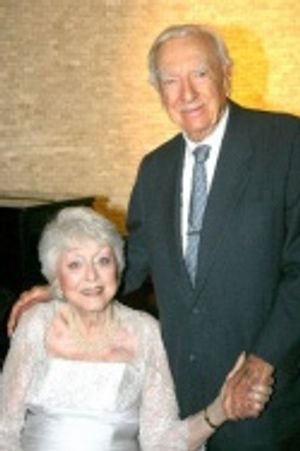 Celeste Holm and Walter Cronkite Photo