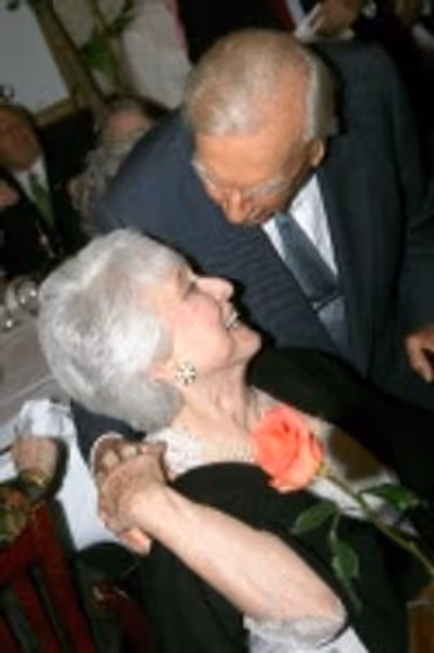 Celeste Holm and Walter Cronkite Photo