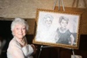 Celeste Holm and her Tony's DiNapoli portrait Photo
