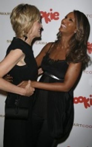 Sharon Stone and Iman Photo