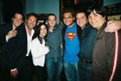 John Tartaglia, Dan Gelfand (Producer from Regent Releasing), Dori Berinstein (Produc Photo