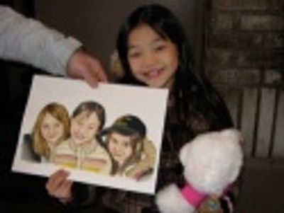 Kylie Liya Goldstein with Young Cosettes portrait Photo