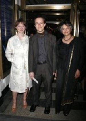 Tigreen Green, Adrian Sutton and Jamila Gavin Photo