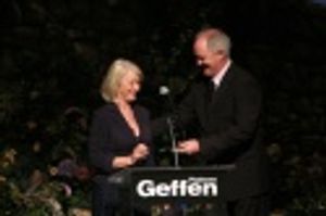 John Lithgow presenting Helen Mirren with the Distinction in Theater Award Photo
