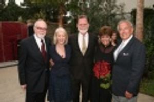Gil Cates with Helen Mirren, Taylor Hackford, Fay and Frank Mancuso (former CEO of Pa Photo