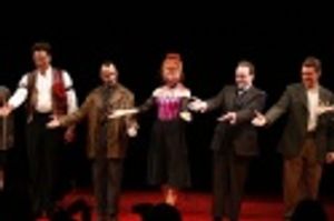 Graham Rowat, David Pittu, Donna Murphy, Michael Cerveris and John Scherer Photo
