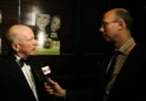 Terrence McNally and Richie Ridge ("Broadway Beat") Photo