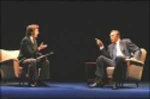 Michael Sheen and Frank Langella Photo