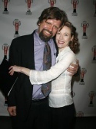 Oskar Eustis and Veanne Cox Photo