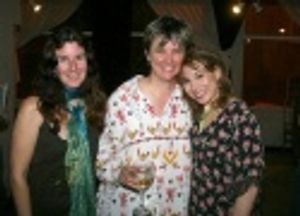 Kathie Russo, Spalding Gray's widow, Lucy Sexton and Valerie Smaldone Photo